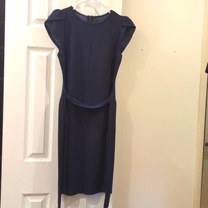 Sexy Navy Tight Business Dress